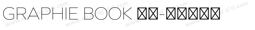 GRAPHIE BOOK 常规字体转换